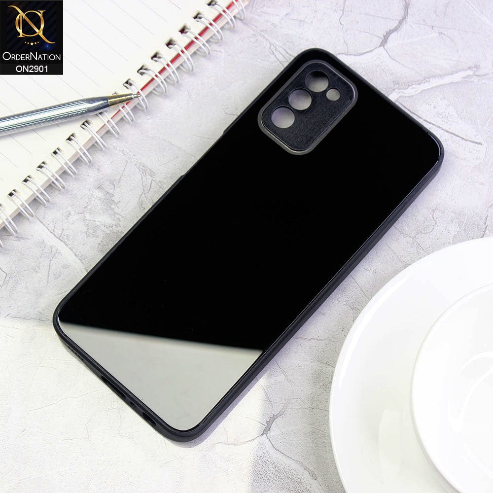Samsung Galaxy A03s Cover - Black - New Glossy Shine Soft Borders Camera Protection Back Case