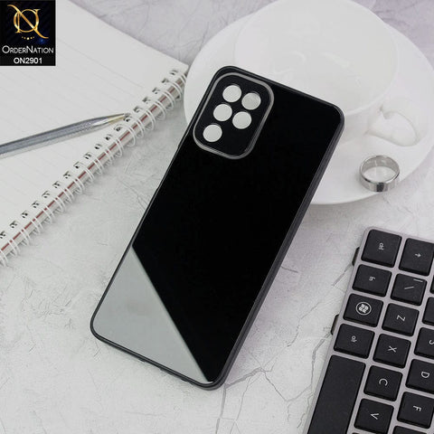 Samsung Galaxy A22 Cover - Black - New Glossy Shine Soft Borders Camera Protection Back Case