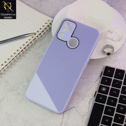 Oppo A53s Cover - Purple - New Glossy Shine Soft Borders Camera Protection Back Case