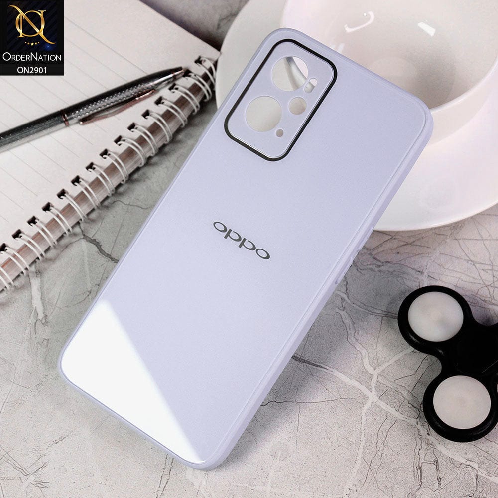 Oppo K10 Cover - Purple - New Glossy Shine Soft Borders Camera Protection Back Case