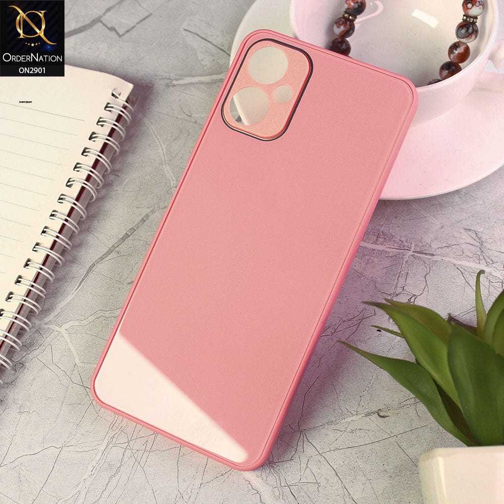 Tecno Camon 19 Neo Cover - Pink - New Glossy Shine Soft Borders Camera Protection Back Case