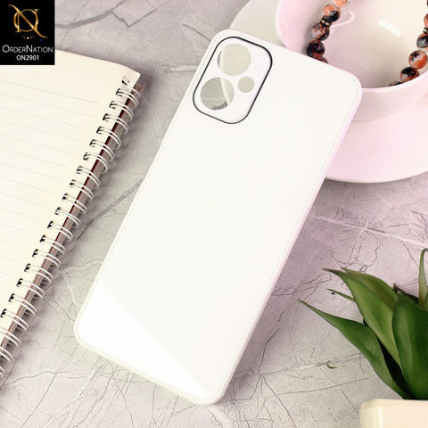 Tecno Camon 19 Neo Cover - White - New Glossy Shine Soft Borders Camera Protection Back Case