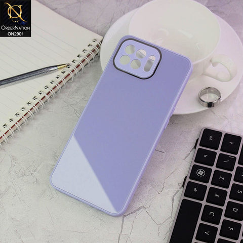 Oppo F17 Cover - Purple - New Glossy Shine Soft Borders Camera Protection Back Case