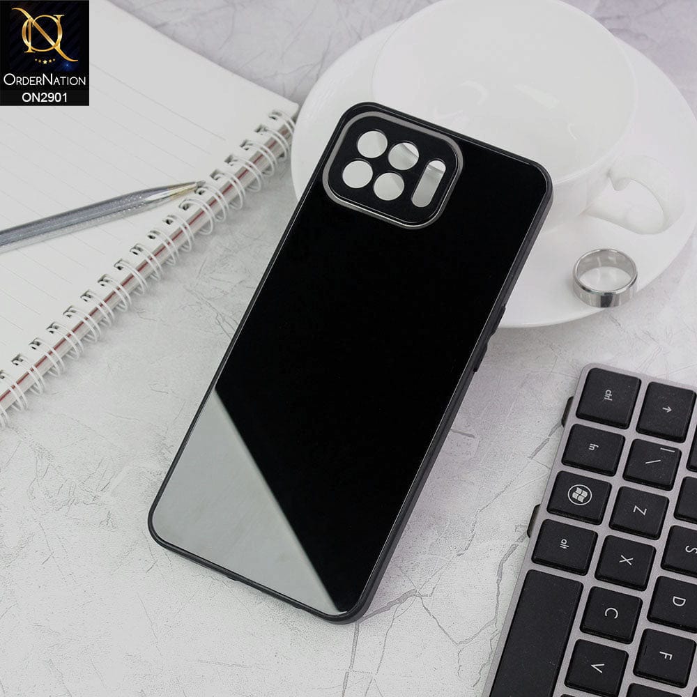 Oppo A93 Cover - Black - New Glossy Shine Soft Borders Camera Protection Back Case