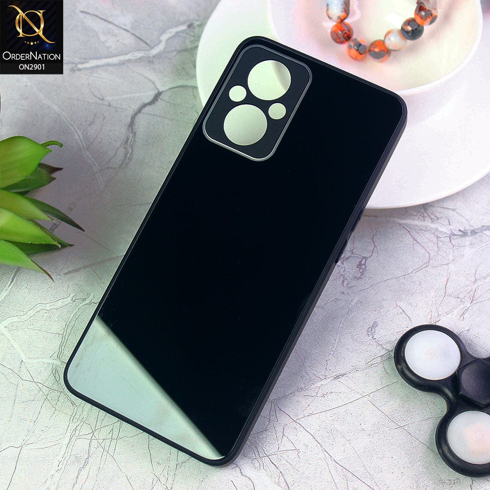 Oppo Reno 7z 5G Cover - Black - New Glossy Shine Soft Borders Camera Protection Back Case
