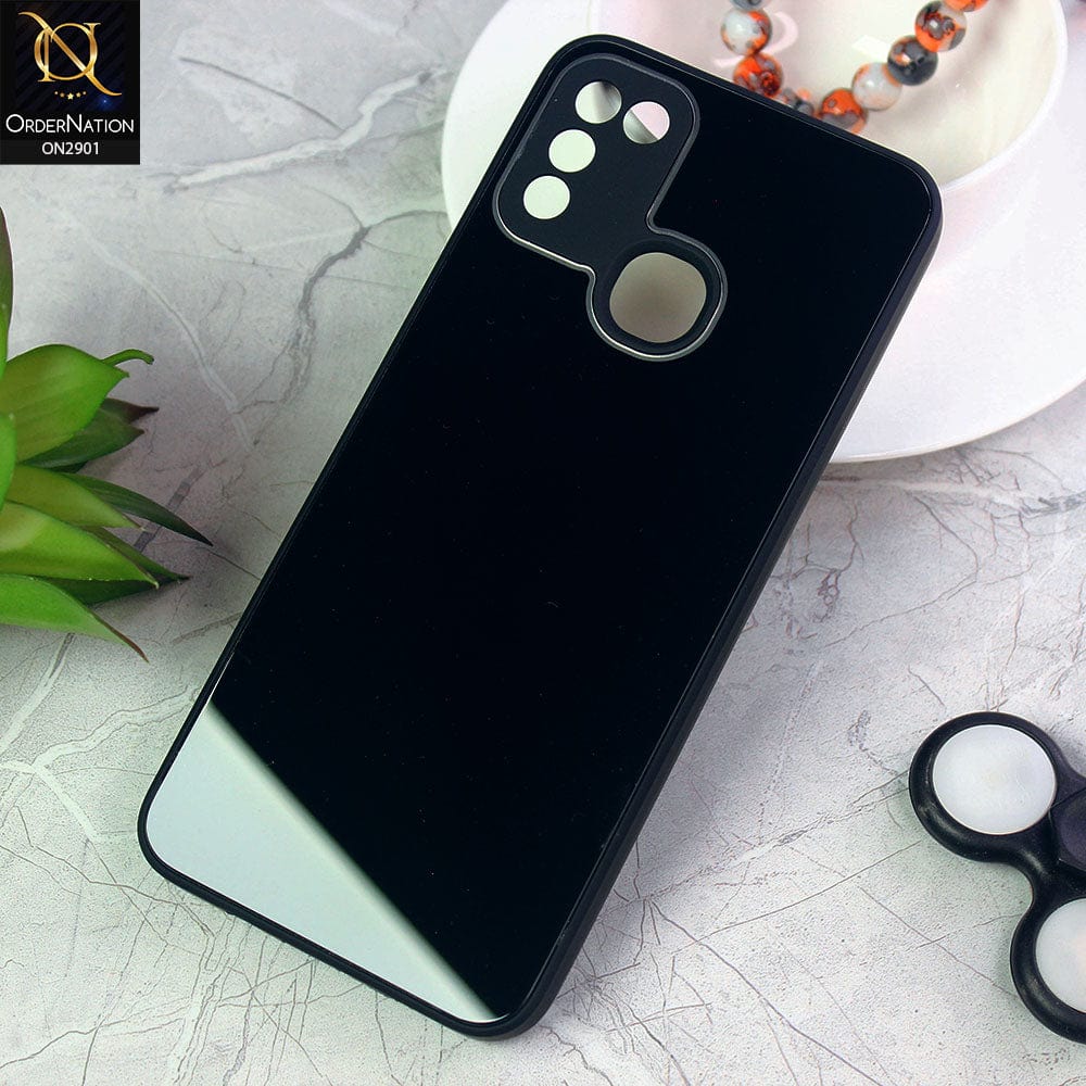 Infinix Hot 11 Play Cover - Black - New Glossy Shine Soft Borders Camera Protection Back Case
