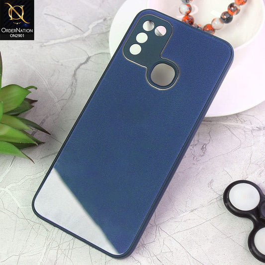 Infinix Hot 10 Play Cover - Blue - New Glossy Shine Soft Borders Camera Protection Back Case