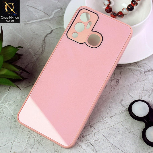 Infinix Hot 12 Play Cover - Pink - New Glossy Shine Soft Borders Camera Protection Back Case