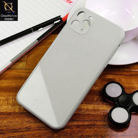iPhone 11 Pro Max - Gray - New Glossy Shine Soft Borders Camera Protection Back Case