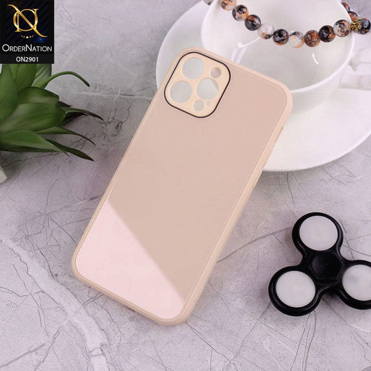 iPhone 12 Pro Cover - Pink - New Glossy Shine Soft Borders Camera Protection Back Case