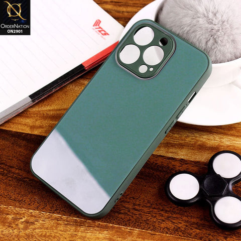 iPhone 13 Pro Cover - Pine Green - New Glossy Shine Soft Borders Camera Protection Back Case