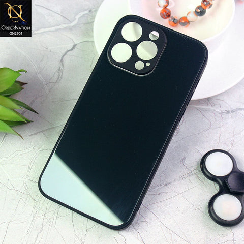 iPhone 14 Pro Max Cover - Black - New Glossy Shine Soft Borders Camera Protection Back Case