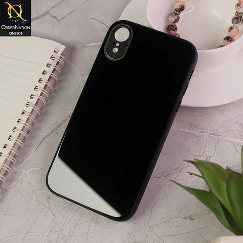 iPhone XR Cover - Black - New Glossy Shine Soft Borders Camera Protection Back Case