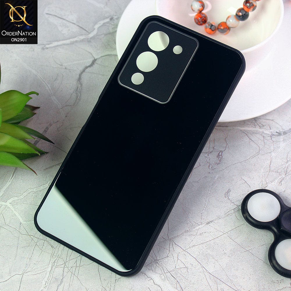 Infinix Note 12 Cover - Black - New Glossy Shine Soft Borders Camera Protection Back Case