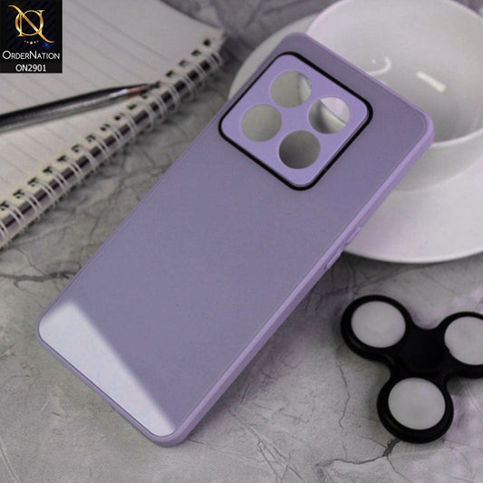 OnePlus 10 Pro Cover - Light Purple -  New Glossy Shine Soft Borders Camera Protection Back Case