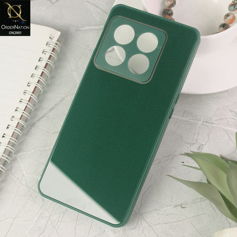 OnePlus 10 Pro Cover - Dark Green - New Glossy Shine Soft Borders Camera Protection Back Case