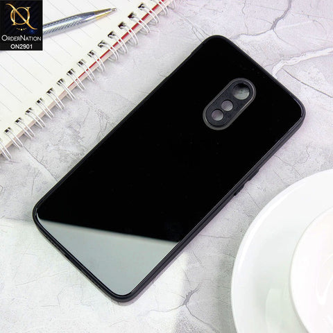OnePlus 6T Cover - Black - New Glossy Shine Soft Borders Camera Protection Back Case