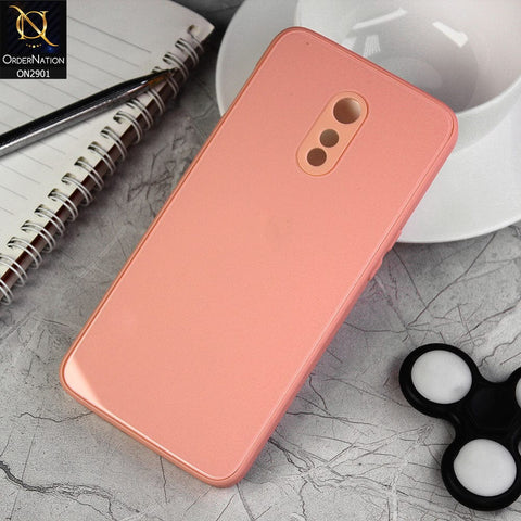 OnePlus 6T Cover - Pink -  New Glossy Shine Soft Borders Camera Protection Back Case