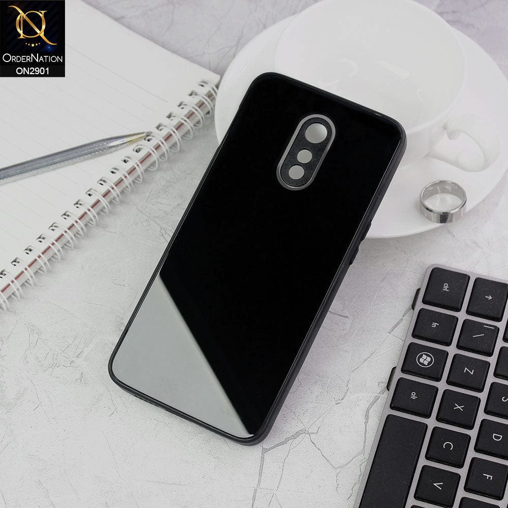 OnePlus 7 Cover - Black - New Glossy Shine Soft Borders Camera Protection Back Case