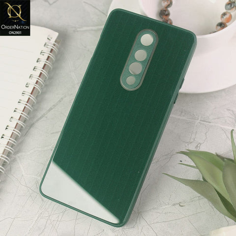 OnePlus 8 4G Cover - Dark Green - New Glossy Shine Soft Borders Camera Protection Back Case