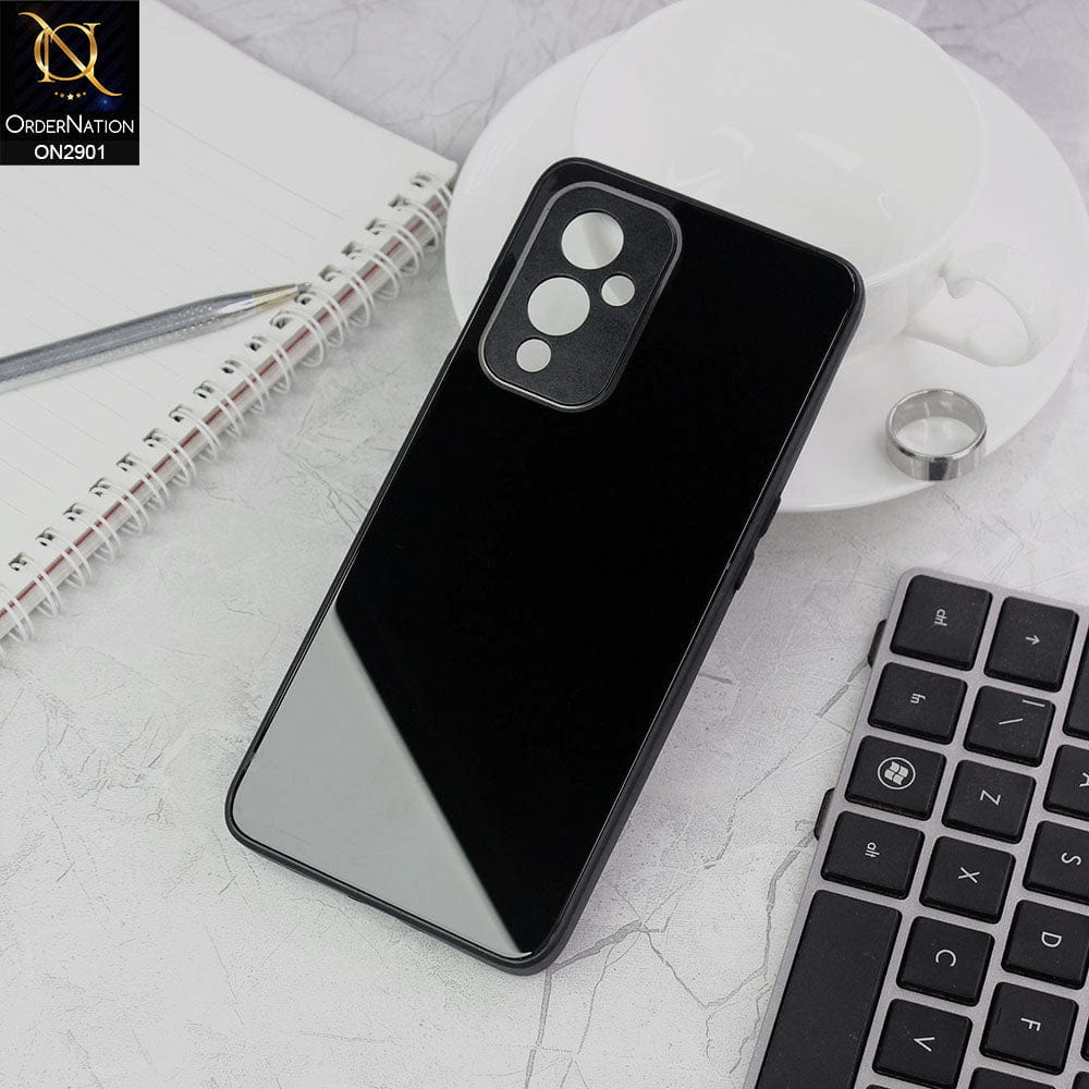 OnePlus 9 Cover - Black - New Glossy Shine Soft Borders Camera Protection Back Case