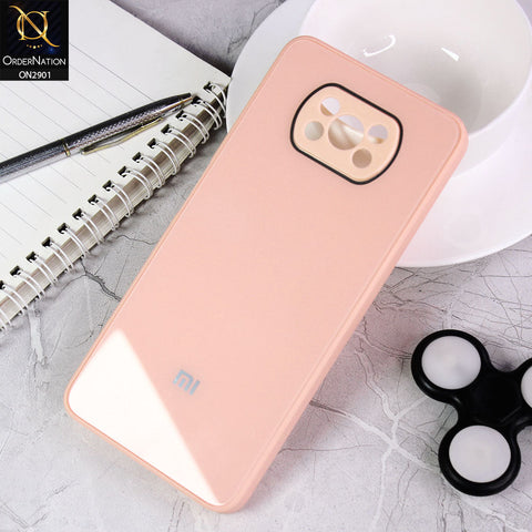 Xiaomi Poco X3 Pro Cover - Pink - New Glossy Shine Soft Borders Camera Protection Back Case