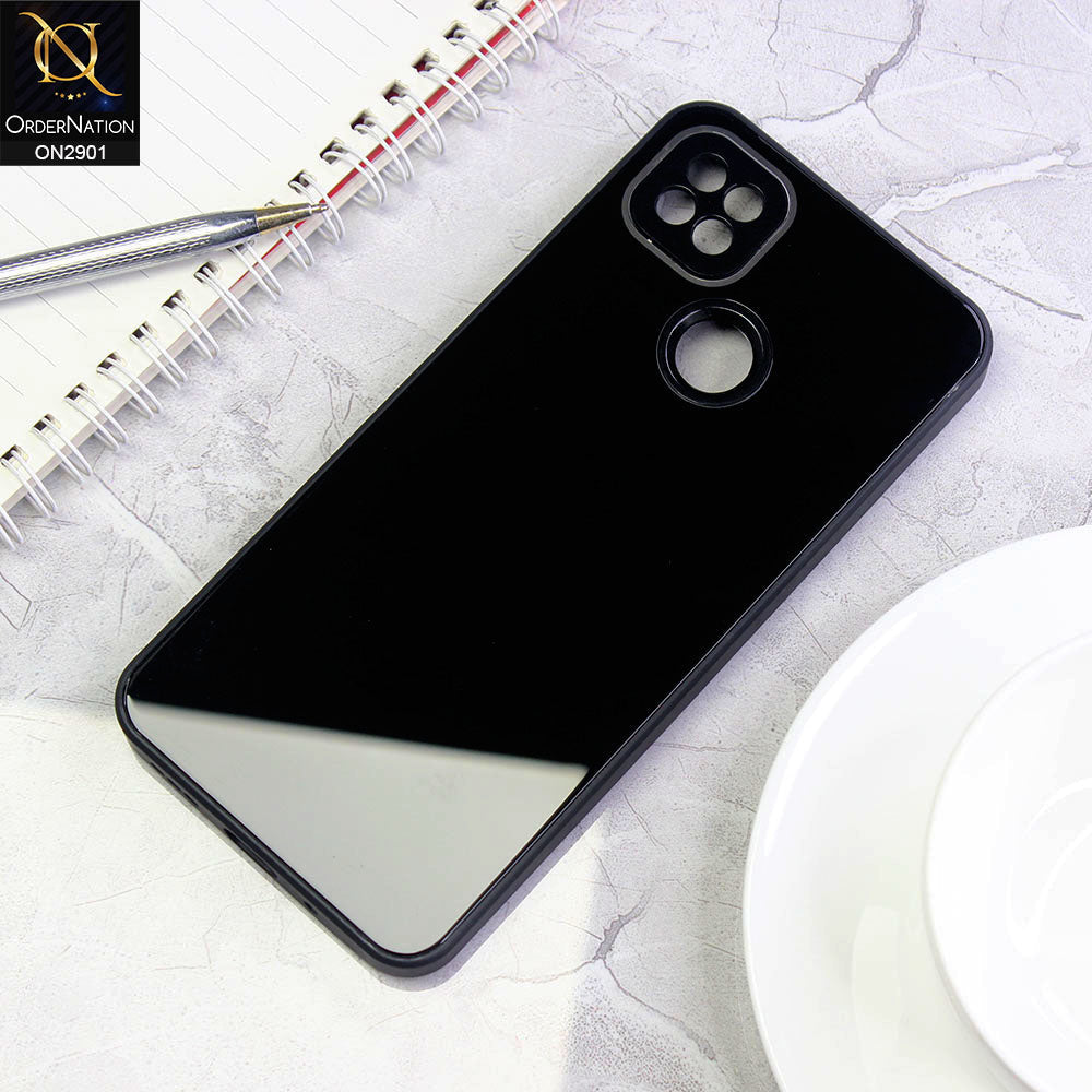 Xiaomi Redmi 10A Cover - Black - New Glossy Shine Soft Borders Camera Protection Back Case