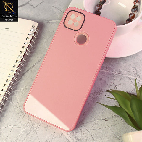 Xiaomi Redmi 9C Cover - Pink - New Glossy Shine Soft Borders Camera Protection Back Case