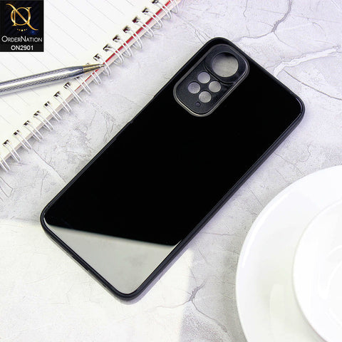 Xiaomi Redmi Note 11 Cover - Black - New Glossy Shine Soft Borders Camera Protection Back Case
