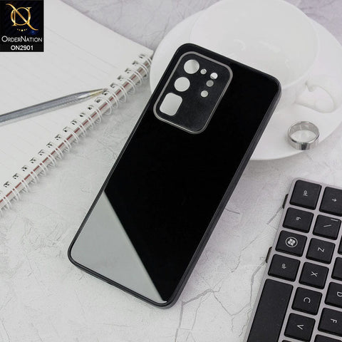 Samsung Galaxy S20 Ultra Cover - Black - New Glossy Shine Soft Borders Camera Protection Back Case