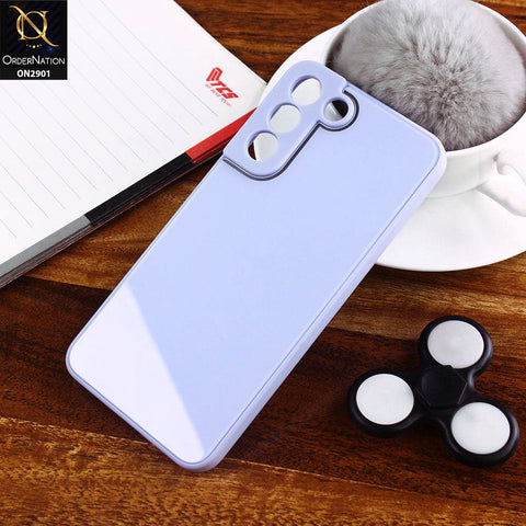 Samsung Galaxy S22 5G Cover - Purple - New Glossy Shine Soft Borders Camera Protection Back Case