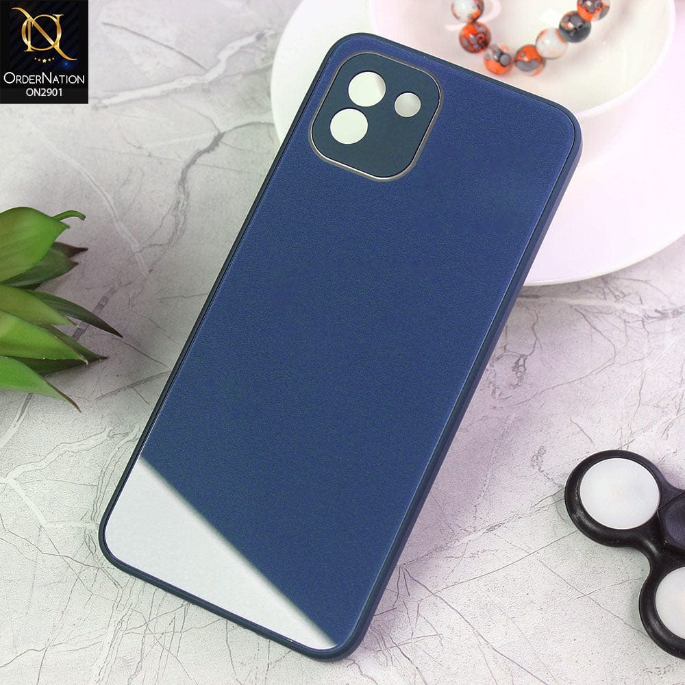 Samsung Galaxy A03 Cover - Blue - New Glossy Shine Soft Borders Camera Protection Back Case