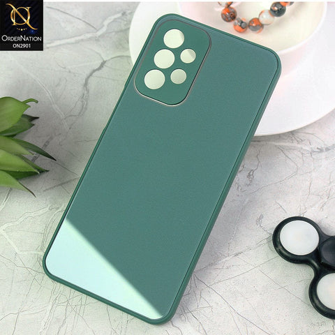 Samsung Galaxy A23 5G Cover - Green - New Glossy Shine Soft Borders Camera Protection Back Case