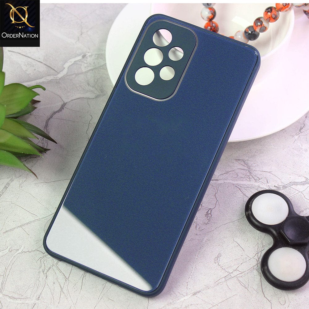 Samsung Galaxy A33 5G Cover - Blue - New Glossy Shine Soft Borders Camera Protection Back Case