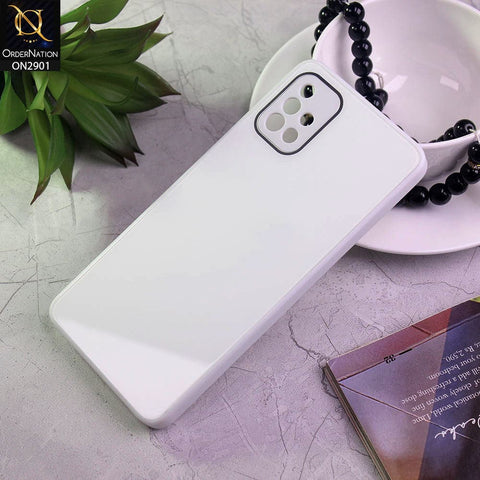 Samsung Galaxy A71 Cover - White - New Glossy Shine Soft Borders Camera Protection Back Case