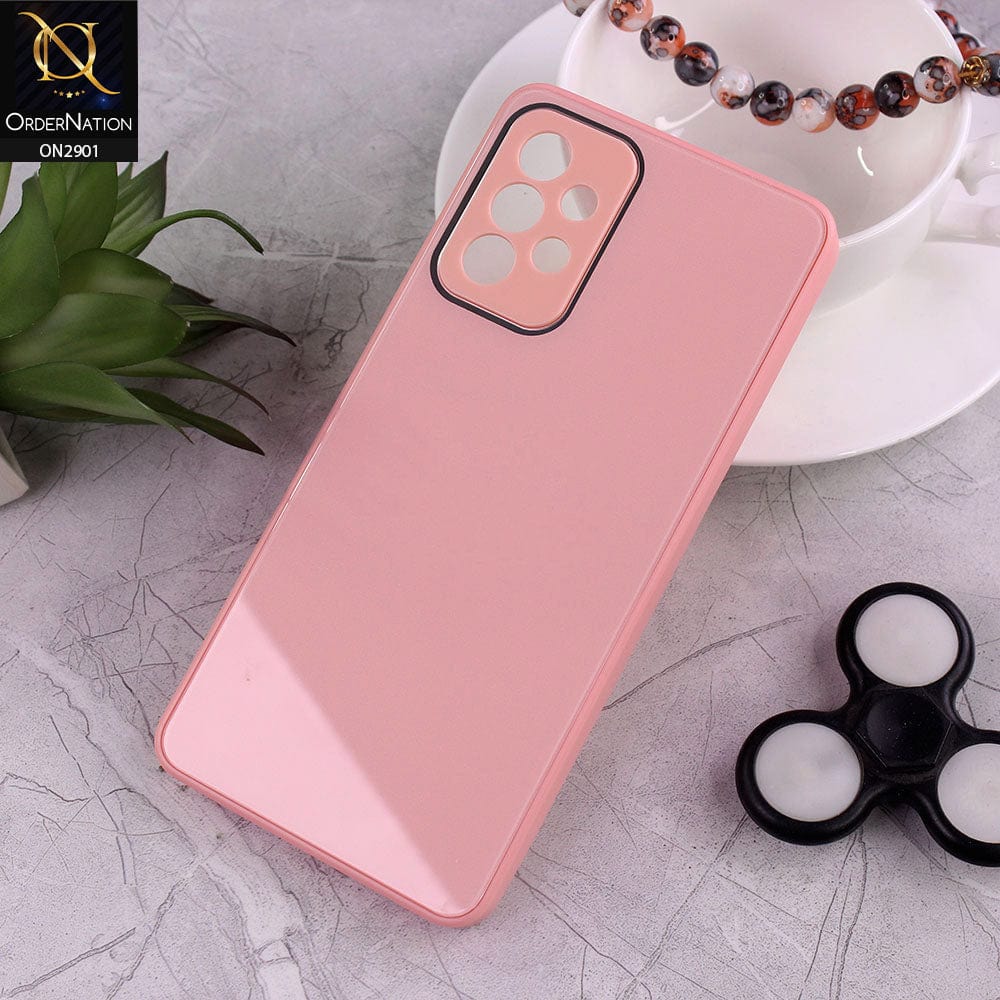 Samsung Galaxy A52s 5G Cover - Peach - New Glossy Shine Soft Borders Camera Protection Back Case