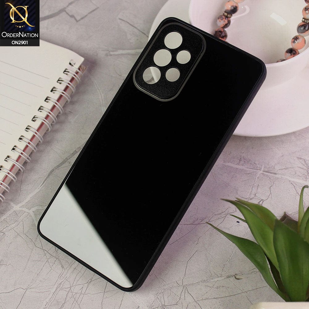 Samsung Galaxy A73 5G Cover - Black - New Glossy Shine Soft Borders Camera Protection Back Case