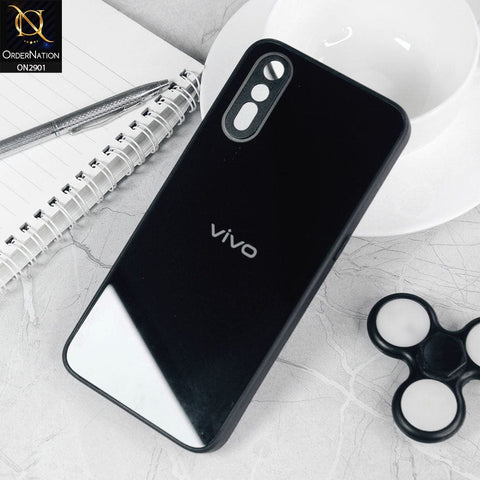 Vivo S1 Cover - Black - New Glossy Shine Soft Borders Camera Protection Back Case
