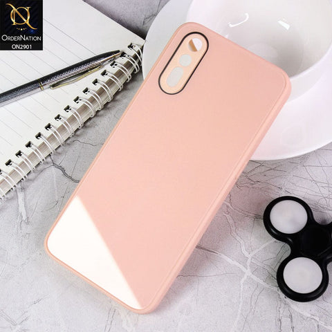 Vivo S1 Cover - Peach - New Glossy Shine Soft Borders Camera Protection Back Case