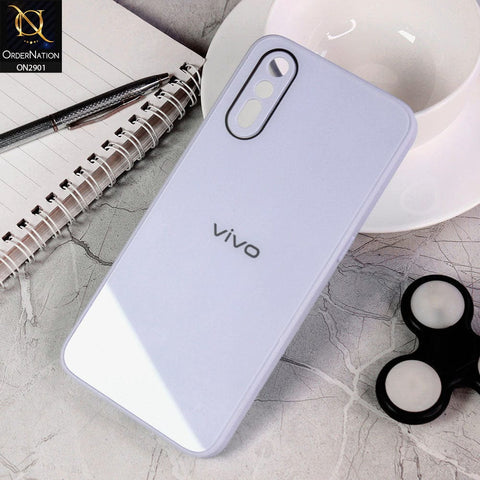 Vivo S1 Cover - Purple - New Glossy Shine Soft Borders Camera Protection Back Case