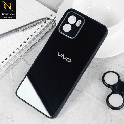 Vivo Y15c Cover - Black - New Glossy Shine Soft Borders Camera Protection Back Case