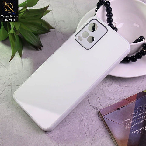 Vivo Y21 Cover - White - New Glossy Shine Soft Border Camera Protection Back Case