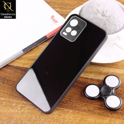 Vivo Y21G Cover - Black - New Glossy Shine Soft Borders Camera Protection Back Case