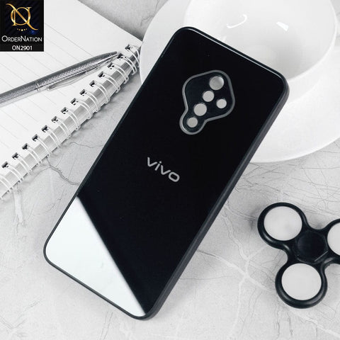 Vivo S1 Pro Cover - Black - New Glossy Shine Soft Borders Camera Protection Back Case