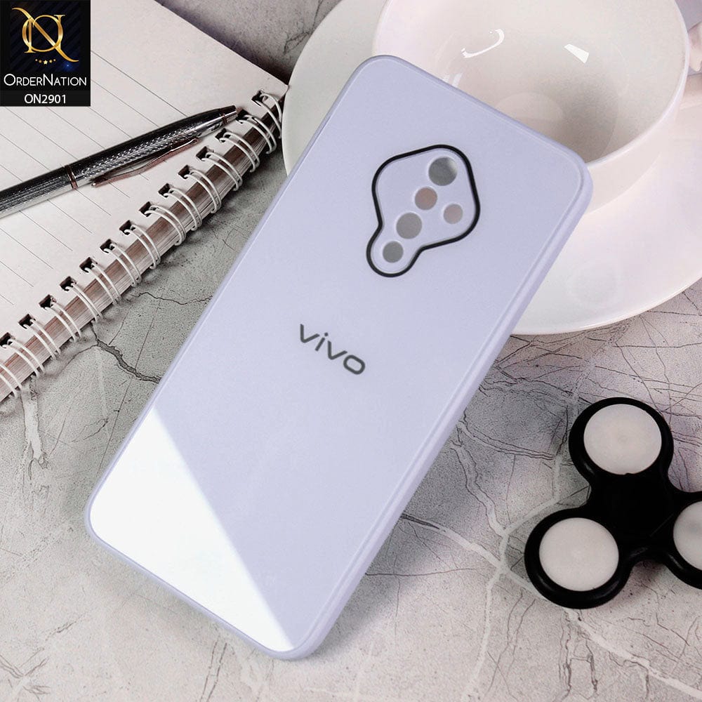 Vivo S1 Pro Cover - Purple - New Glossy Shine Soft Borders Camera Protection Back Case