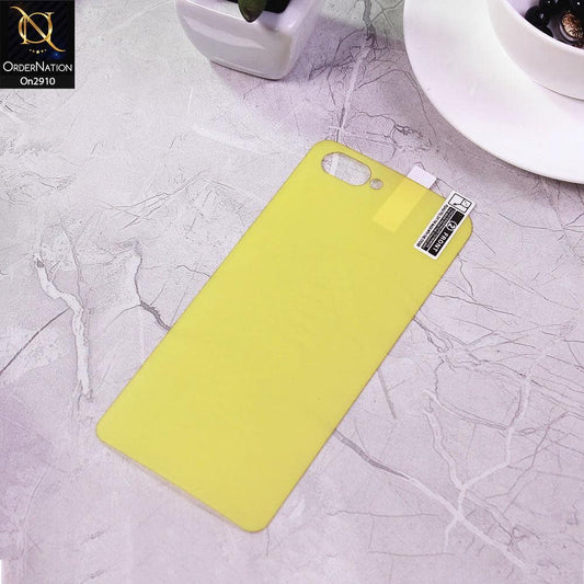Oppo A12e - Transparent Skin Film Unbreakable Back Protector Sheet