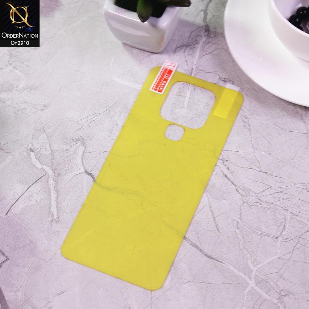 Tecno Camon 16 SE - Transparent Skin Film Unbreakable Back Protector Sheet