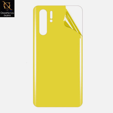 Huawei P40 Pro Plus - Transparent Skin Film Unbreakable Back Protector Sheet