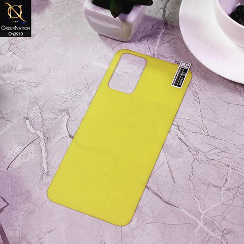 Infinix Note 8i - Transparent Skin Film Unbreakable Back Protector Sheet