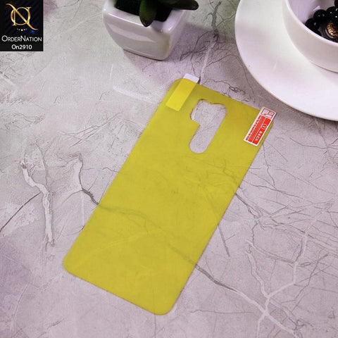 Xiaomi Poco M2 - Transparent Skin Film Unbreakable Back Protector Sheet
